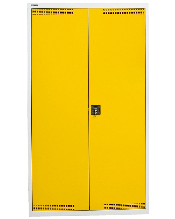 Umweltschrank StawaR-4, lichtgrau/gelb
