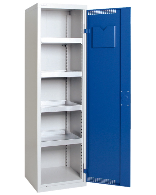 Umweltschrank StawaR-3, lichtgrau/blau