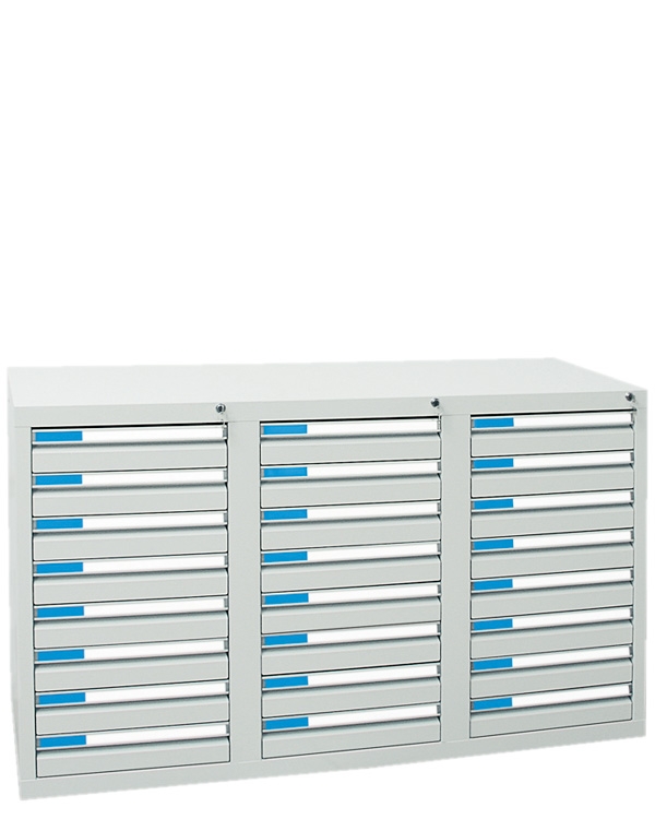Schubladenschrank Serie ESTA-3, Teleskopauszug