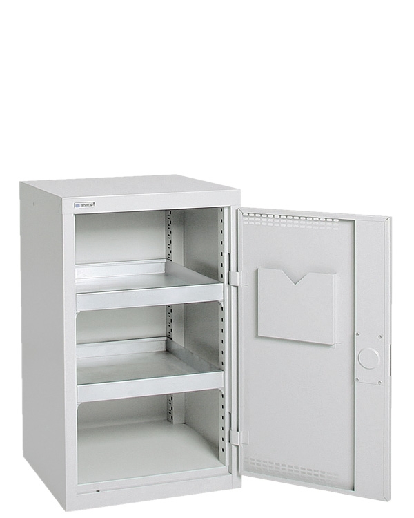 Umweltschrank Basic-Plus-1, lichtgrau