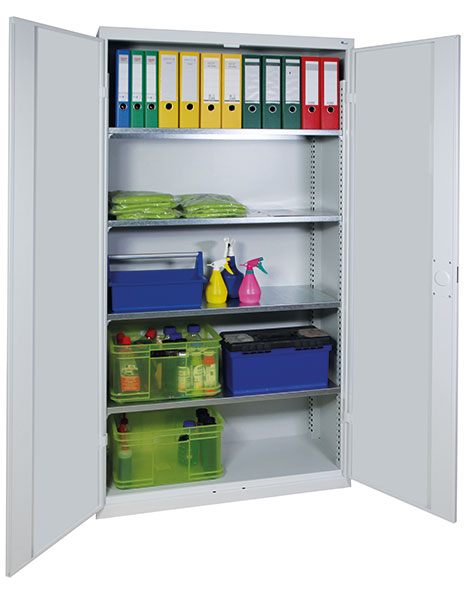 1950 Universal-Stahlschrank mit 4 Fachböden, Abm.1950x1000x500 mm (HxBxT)