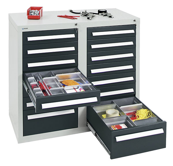 Schubladenschrank, Breite 100 cm