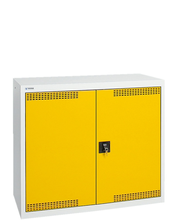 Umweltschrank StawaR-2, lichtgrau/gelb