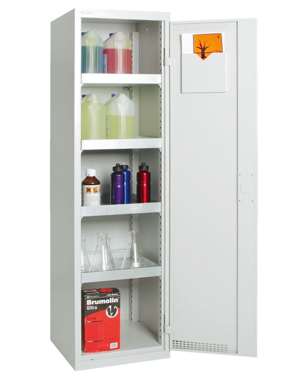 Umweltschrank Basic-Plus-3, lichtgrau