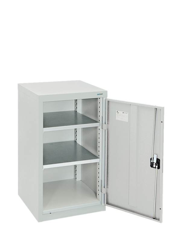 Flügeltürenschrank, lichtgrau/lichtgrau