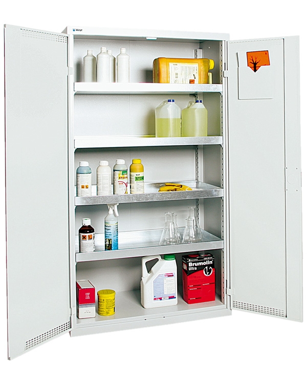Umweltschrank Basic-Plus-4, lichtgrau