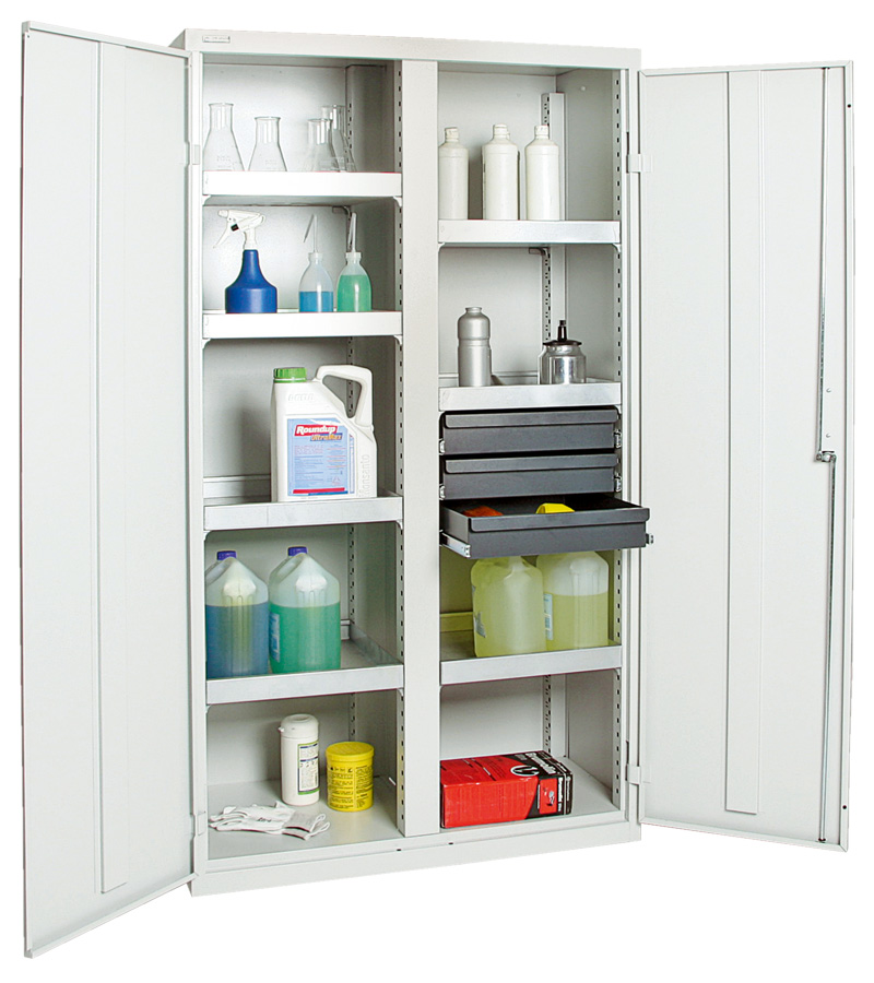 Umweltschrank Basic-5, lichtgrau