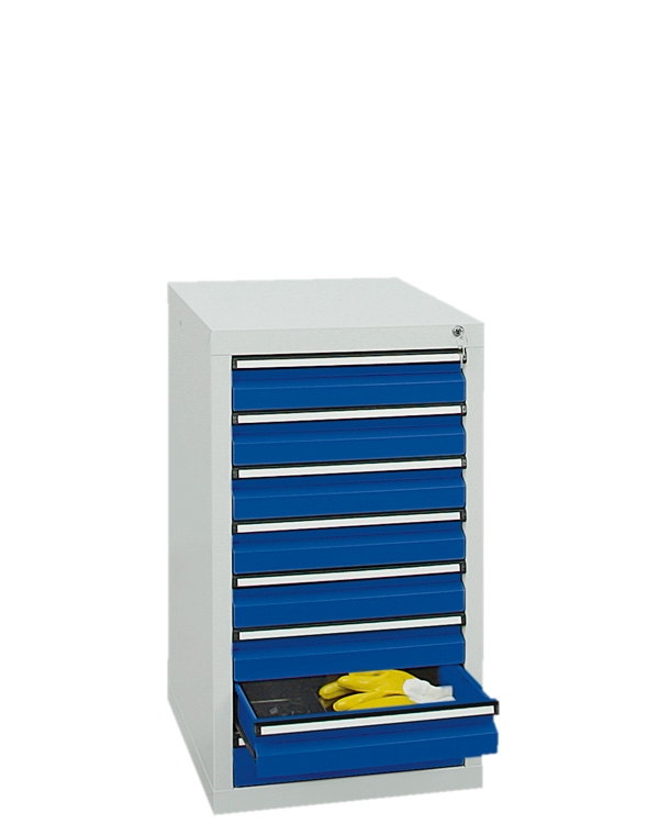 Schubladenschrank Serie ST 410-1, mit Teleskopführungen