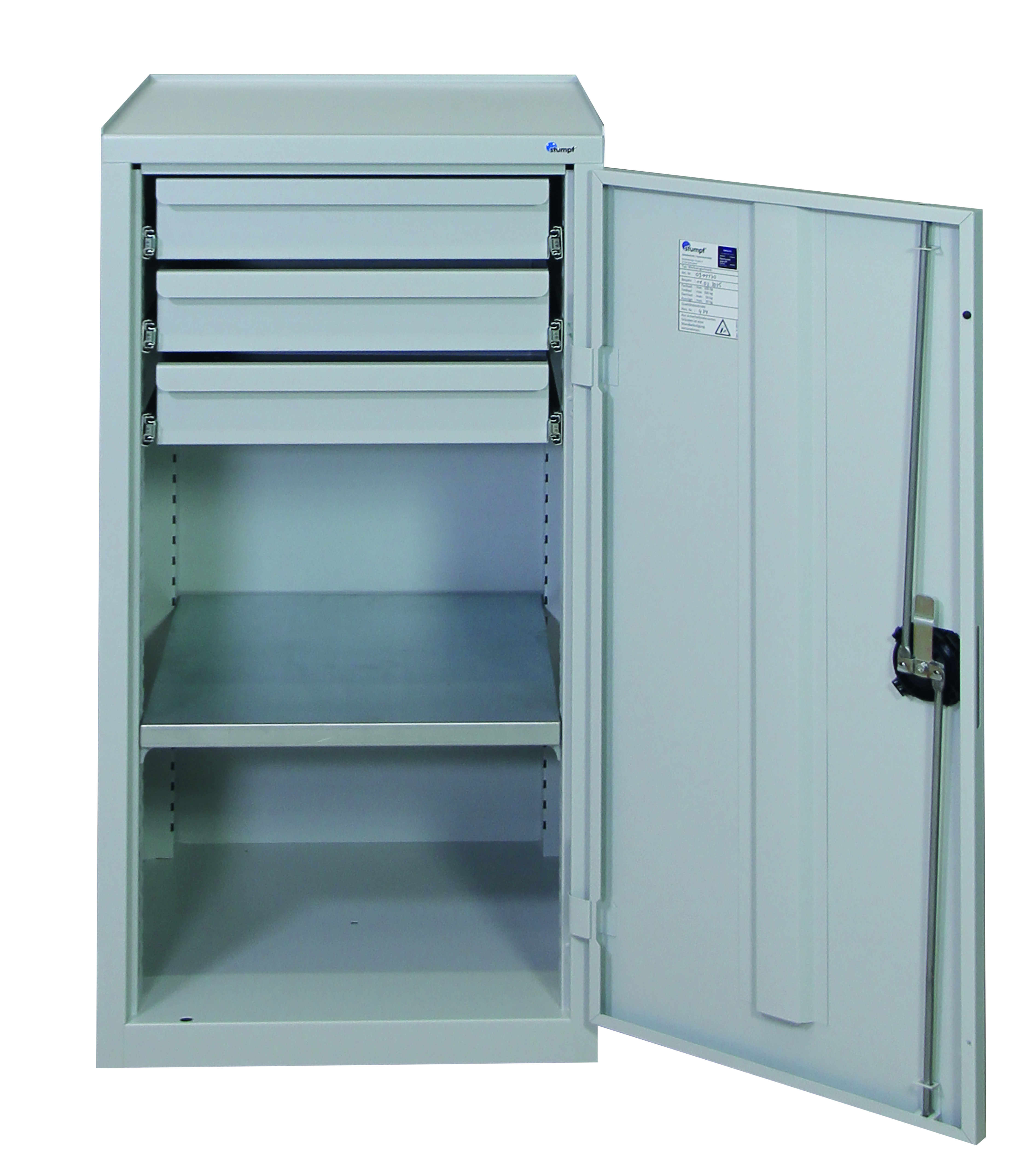 Werkzeugschrank Serie 2000, lichtgrau