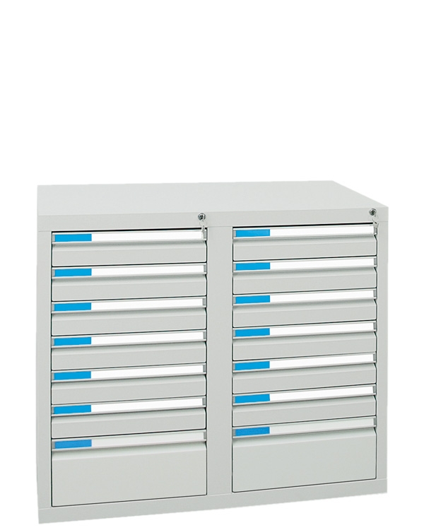 Schubladenschrank Serie ESTA-2, Teleskopauszug
