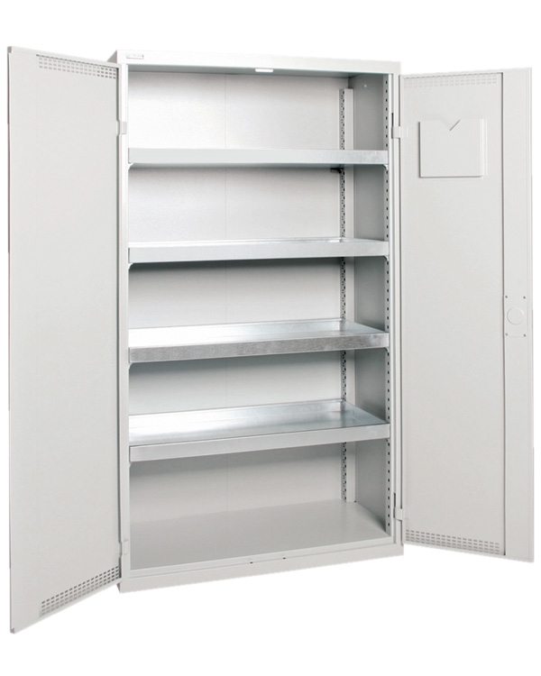 Umweltschrank Basic-Plus-4, lichtgrau