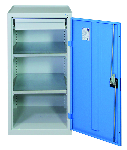 Werkzeugschrank Serie 2000, lichtgrau/lichtblau