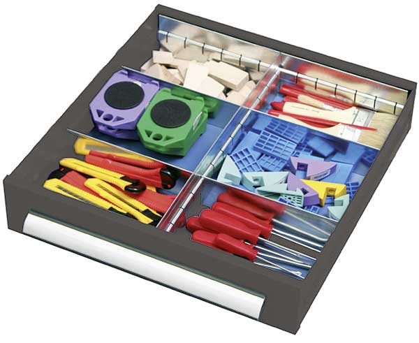 Schublade 100 mm für Serie T10035, anthrazitgrau