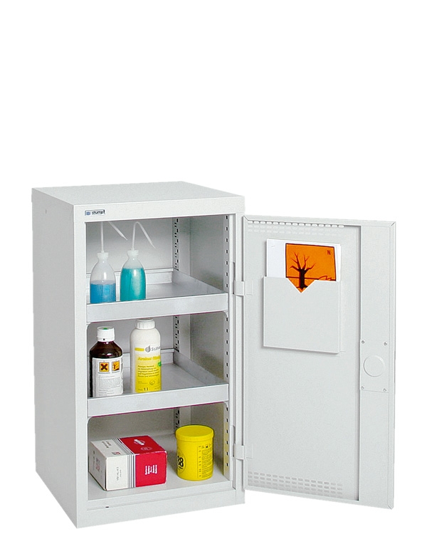 Umweltschrank Basic-Plus-1, lichtgrau