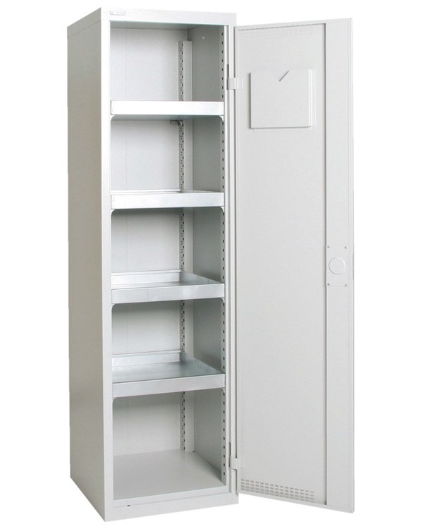Umweltschrank Basic-Plus-3, lichtgrau