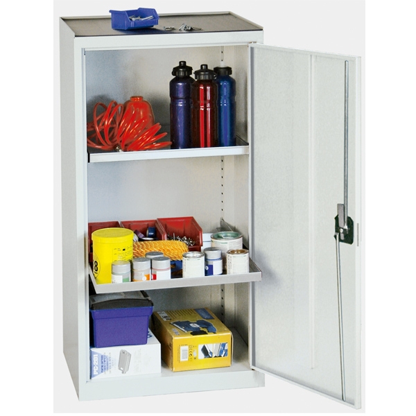 Werkzeug- und Materialschrank Serie 3000, lichtgrau