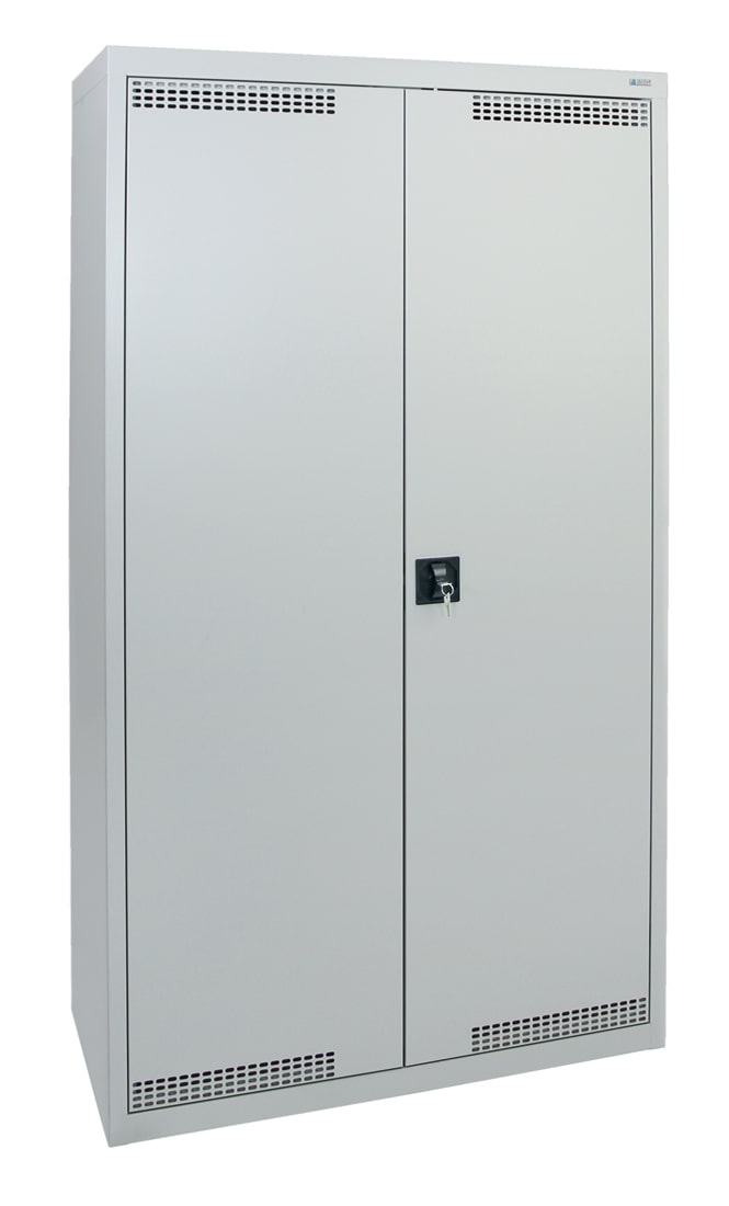 Garderobenschrank, ein großes Abteil, lichtgrau