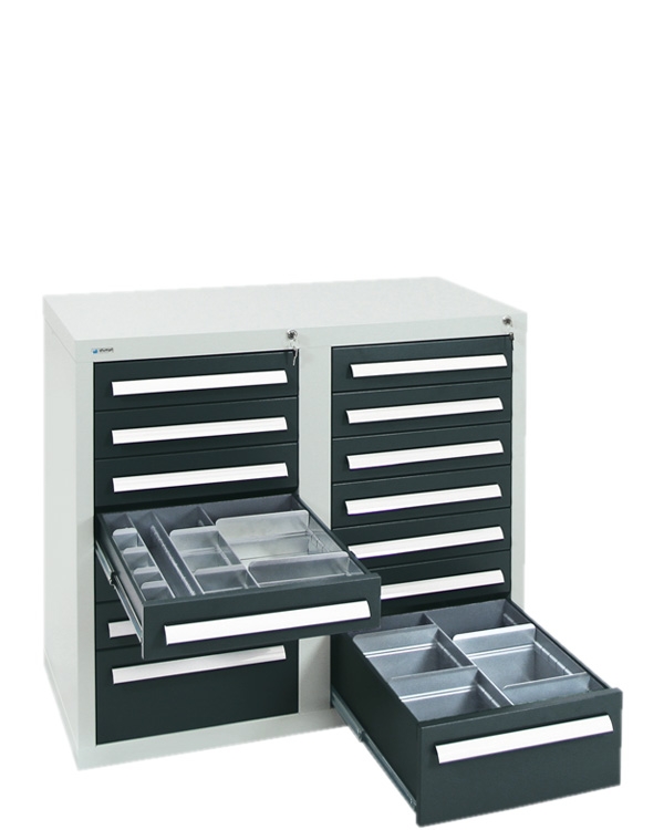 Schubladenschrank, Breite 100 cm