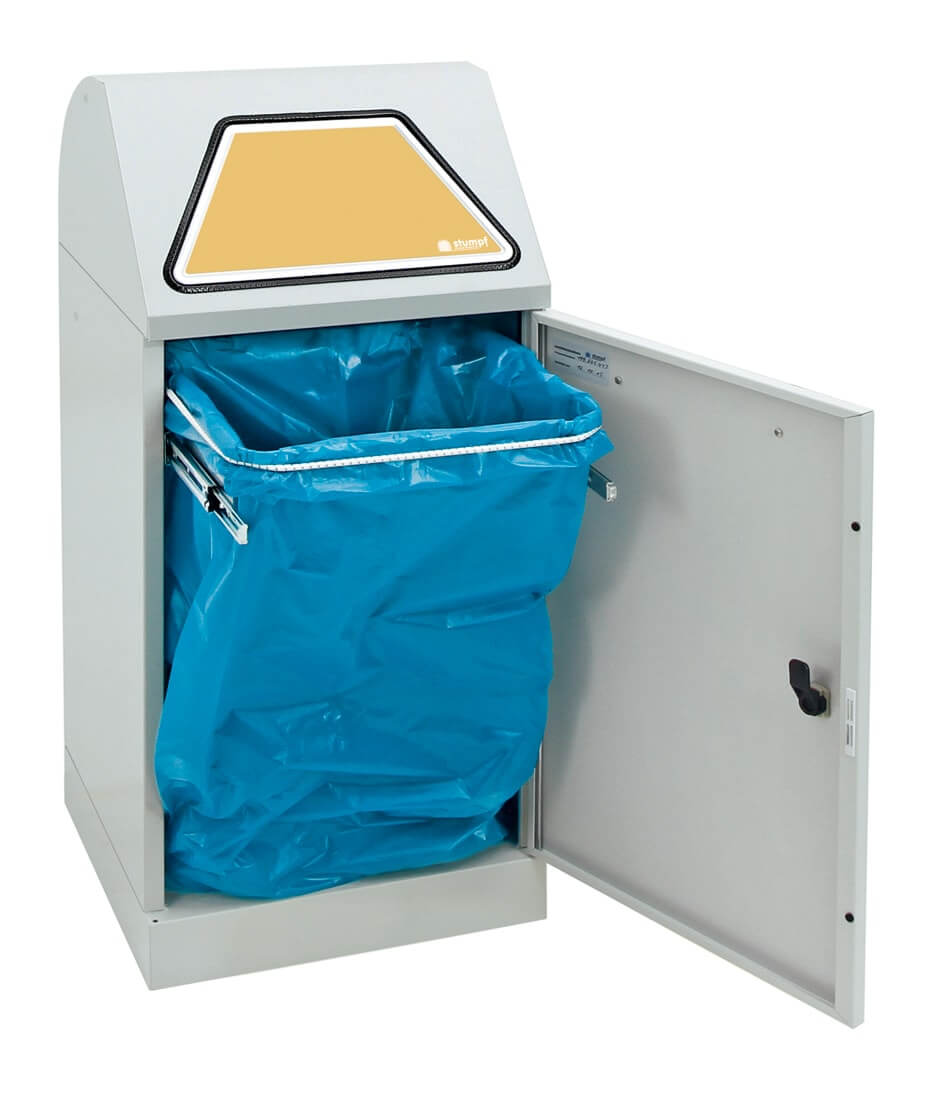 Abfalltrennung Modul-Vario 60, ProSlide-System, lichtgrau