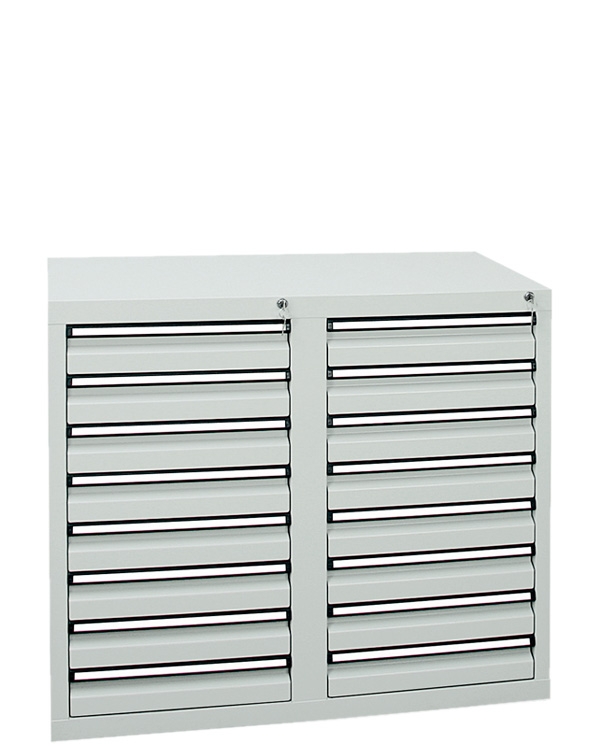 Schubladenschrank Serie ST 410-2, mit Teleskopführungen
