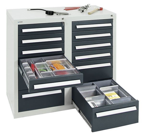 Schubladenschrank, Breite 100 cm