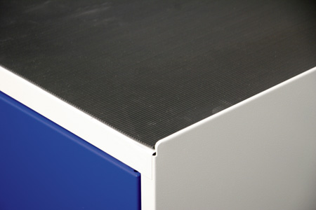 Riffelgummiauflage, schwarz, 1000 x 500 mm