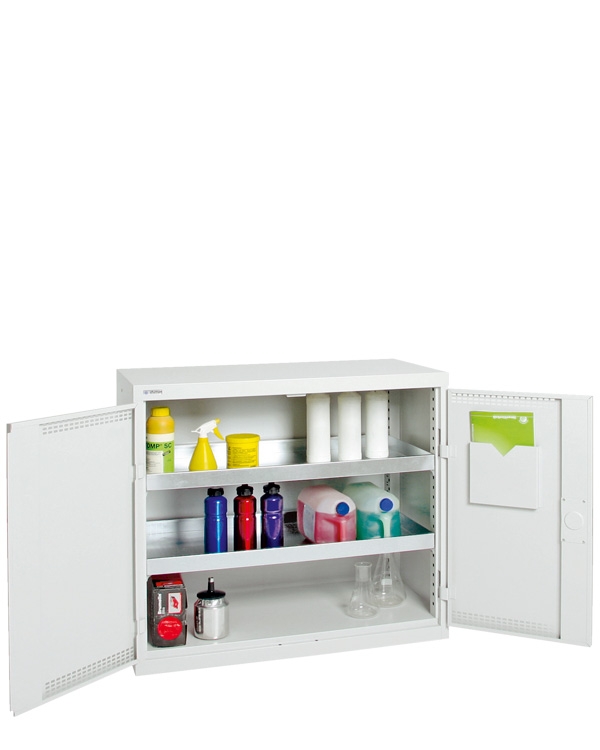 Umweltschrank Basic-Plus-2, lichtgrau