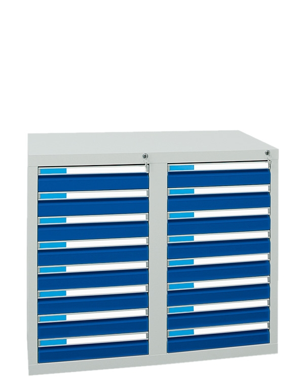 Schubladenschrank Serie ESTA-2, Teleskopauszug