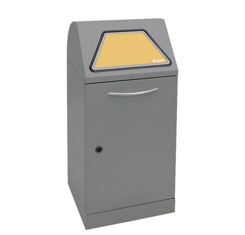 Abfalltrennung Modul-Vario 60, ProSlide-System, graualu-struktur
