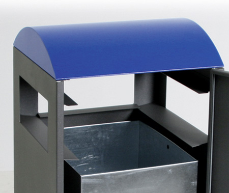 A³, 90 L, für Außenbereiche, anthrazit/blau