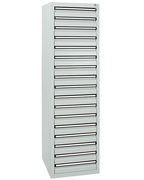 Schubladenschrank Serie ST 410-5, mit Teleskopführungen