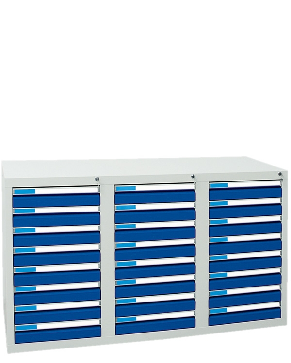 Schubladenschrank Serie ESTA-3, Teleskopauszug