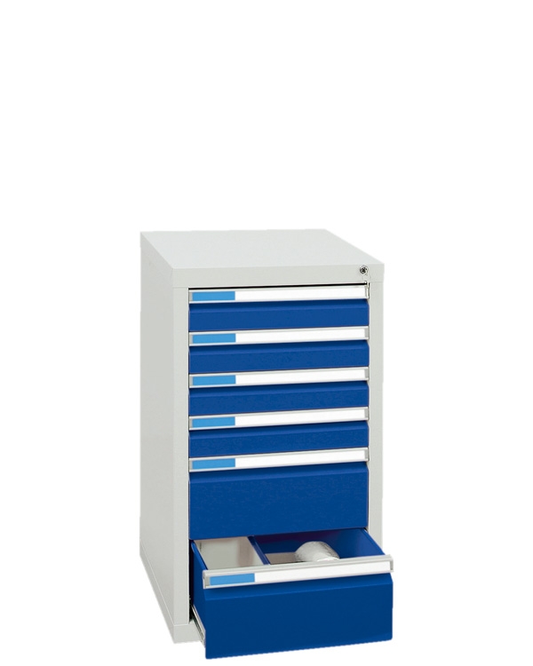 Schubladenschrank Serie ESTA-1, Teleskopauszug