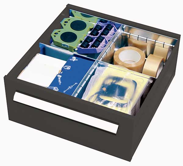 Schublade 200 mm für Serie T10035, anthrazitgrau