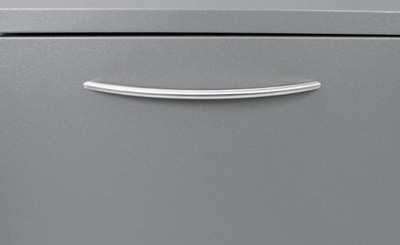 Abfalltrennung Modul-Vario 75, ProSlide-System, graualu-struktur