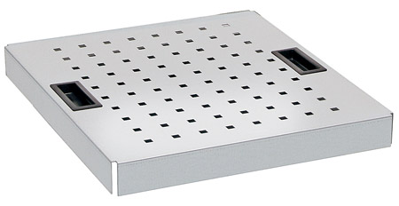 Lochblech-Inlay für Umweltschränke Basic, Basic-Plus und StawaR (Breite 500 mm)