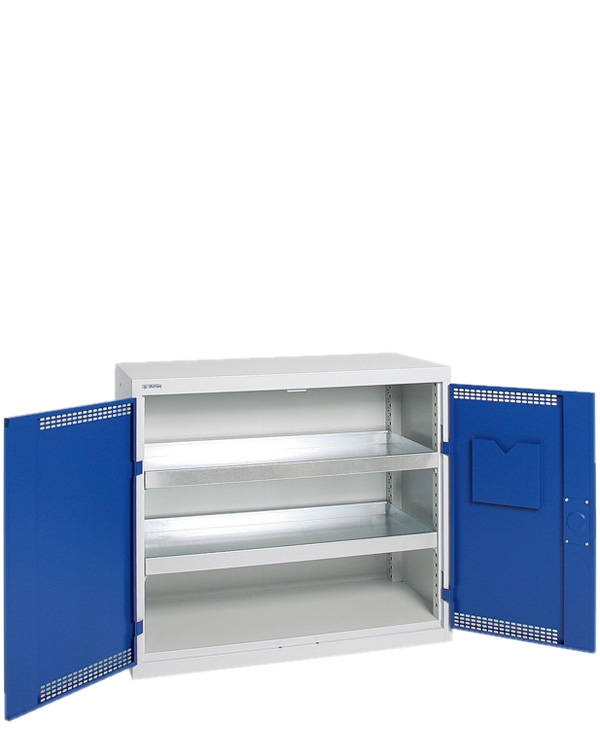 Umweltschrank StawaR-2, lichtgrau/blau