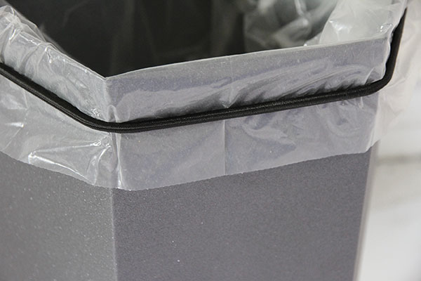 Abfallbehälter Sixco smart 45 Liter – Offener Müllsammler aus Stahl