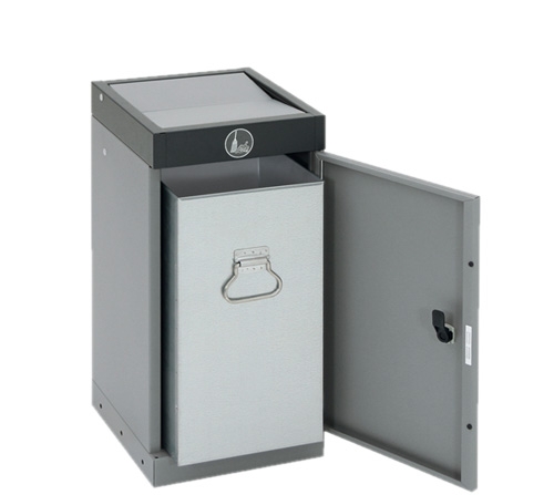 Abfalltrennung ProTec-Plus, 30 Ltr., anthrazit