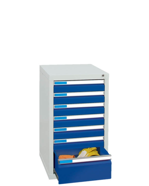 Schubladenschrank Serie ESTA-1, Teleskopauszug