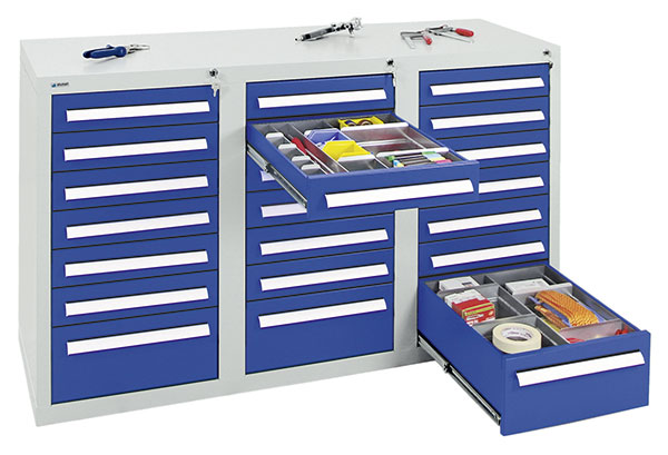 Schubladenschrank, Breite 150 cm