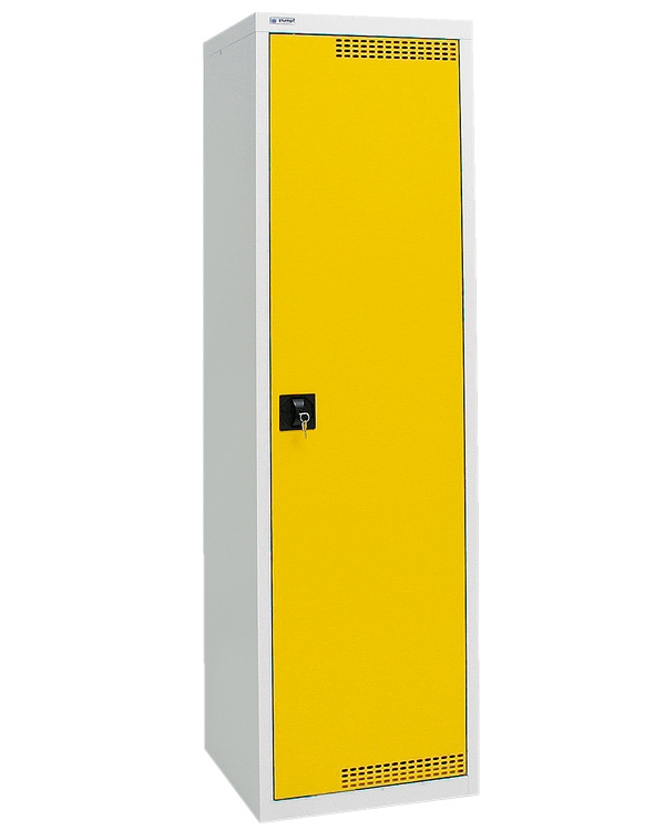 Umweltschrank StawaR-3, lichtgrau/gelb