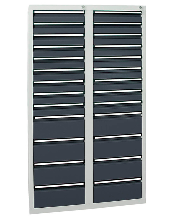 Schubladenschrank Serie ST 410-4, mit Teleskopführungen