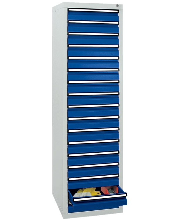 Schubladenschrank Serie ST 410-5, mit Teleskopführungen
