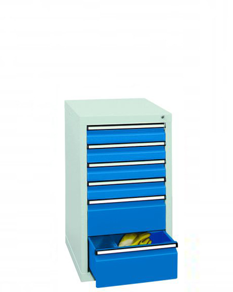 Schubladenschrank Serie ST 410-1, mit Teleskopführungen