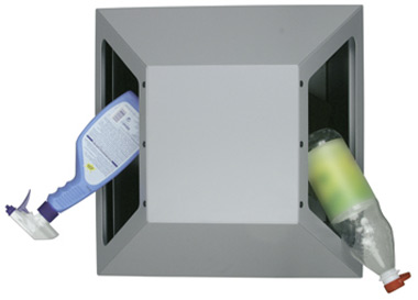 Abfalltrennung ABF - Mod. 1, graualuminium