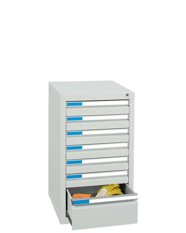 Schubladenschrank Serie ESTA-1, Teleskopauszug