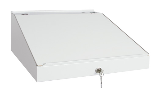Schreibpultaufsatz Serie 3000, lichtgrau