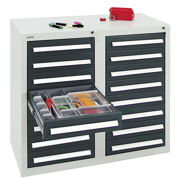 Schubladenschrank, Breite 100 cm