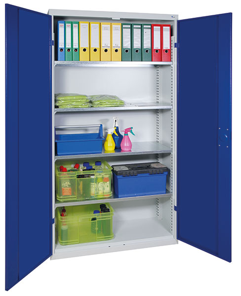 1950 Universal-Stahlschrank mit 4 Fachböden, Abm.1950x1000x400 mm (HxBxT)